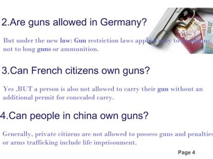 Are Chinese citizens allowed to own guns?