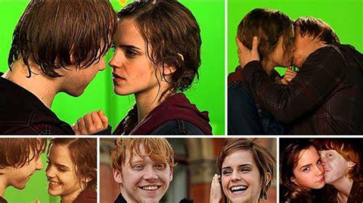 Are there any kiss scenes in Harry Potter?