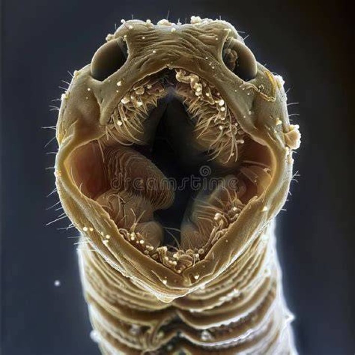 Can a tapeworm come up through your throat?
