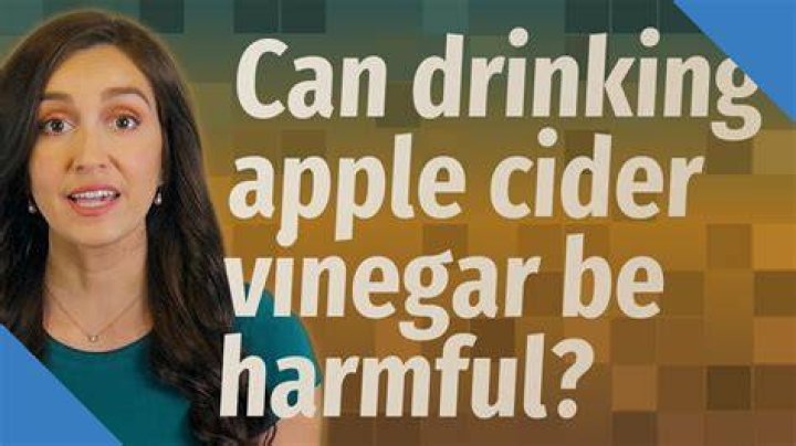 Can drinking apple cider vinegar be harmful?
