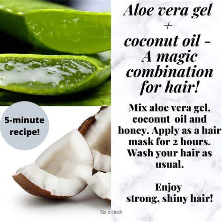 Can I mix aloe vera gel with coconut oil?