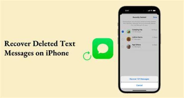 Can I recover deleted text messages?