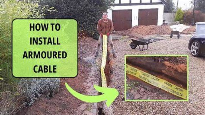 Can I run armoured cable above ground?