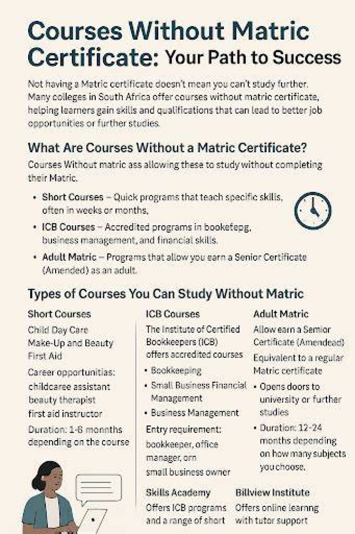 Can I study at Boston college without matric?