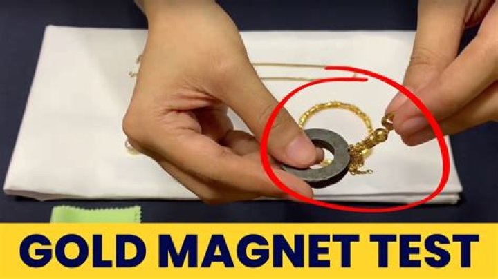 Can I test gold with a magnet?