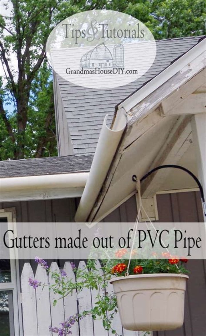 Can I use PVC as gutter?