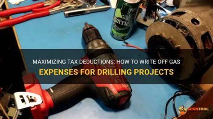 Can I write off gas for work?