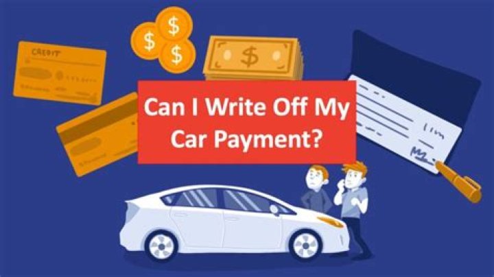 Can I write off my car payment?
