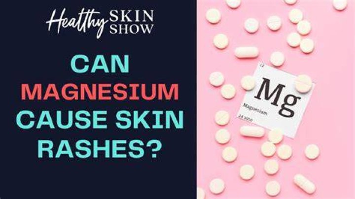 Can low magnesium cause dry skin?