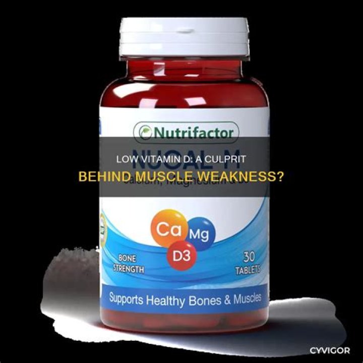 Can low vitamin D cause muscle knots?