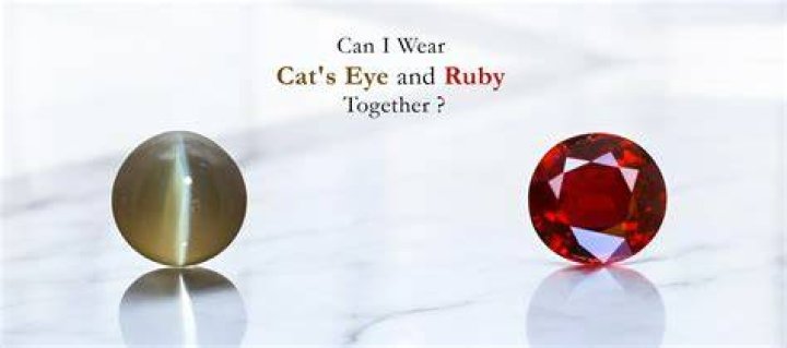 Can we wear ruby and cat's eye together?