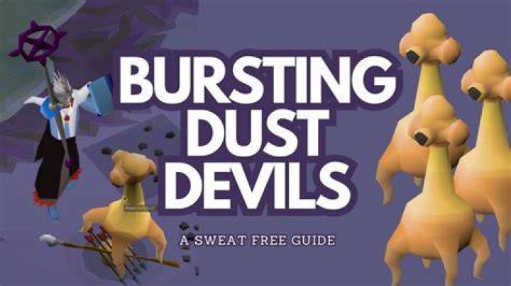Can you burst dust devils in smoke dungeon?