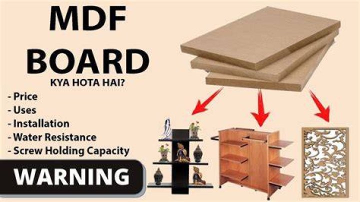 Can you mount things to MDF?
