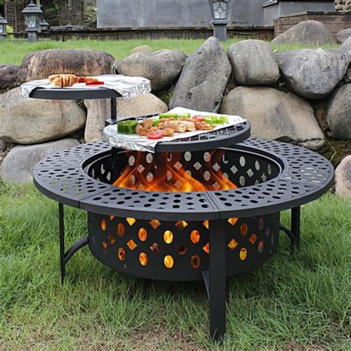 Can you put charcoal in a fire pit?