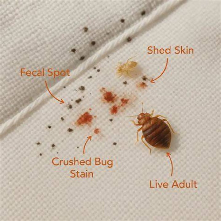 Can you see bed bugs on sheets?