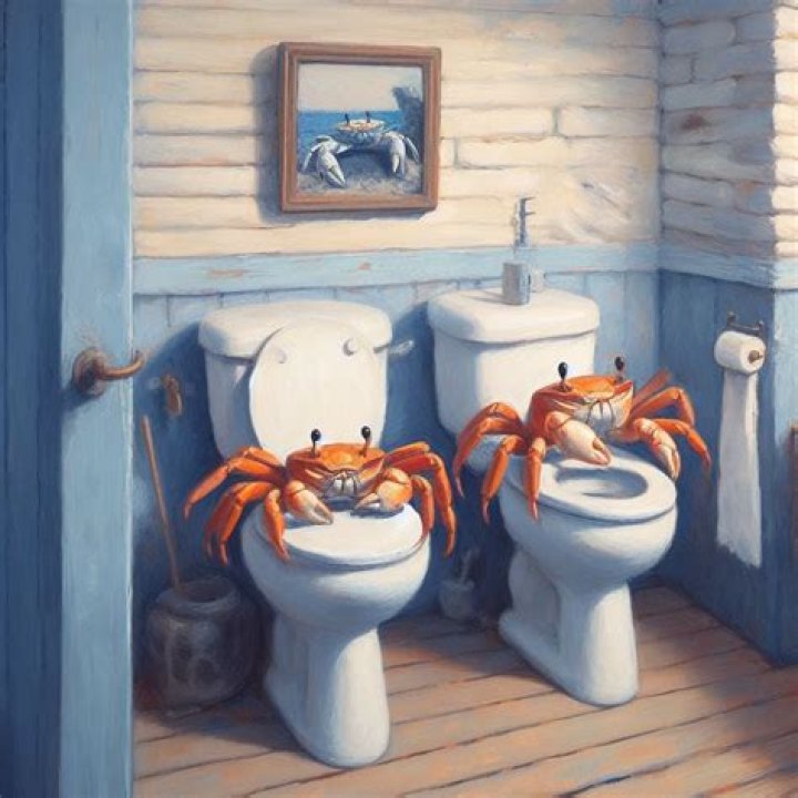 Can you see crabs on a toilet seat?