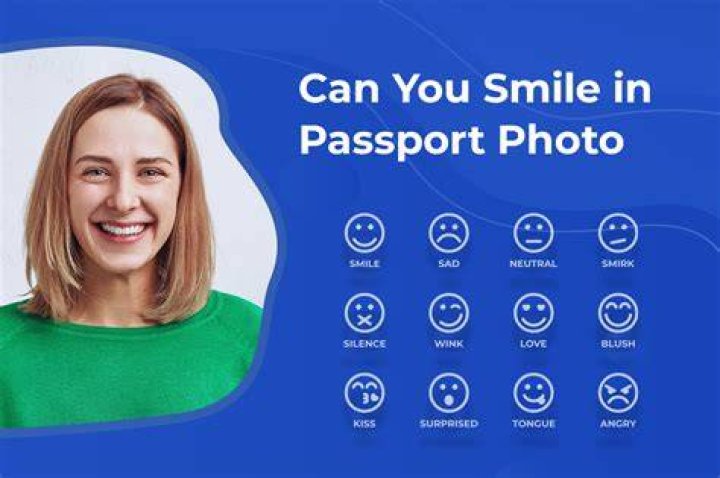 Can you smile in UK passport photo?