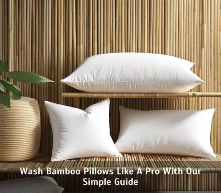 Can you wash bamboo pillows in the washer?