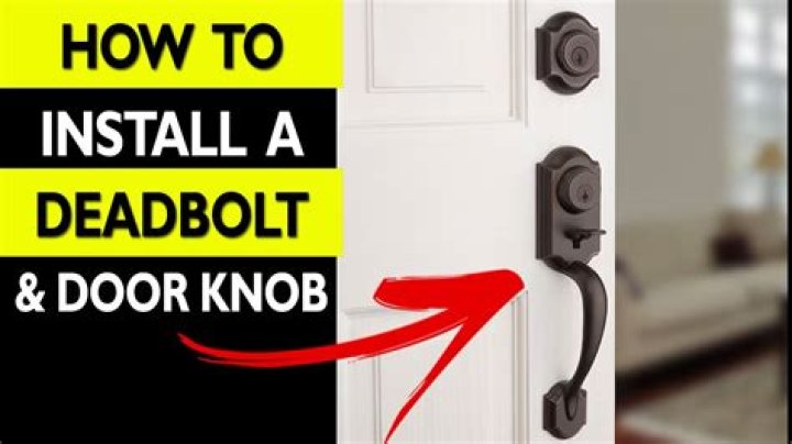 Do I need a keyed door knob if I have a deadbolt?
