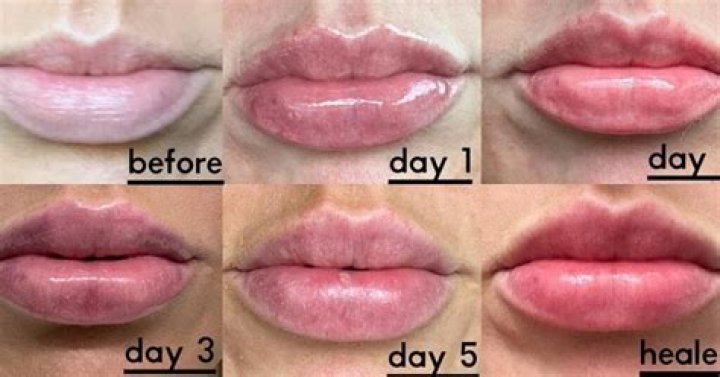 Do lips heal fast?