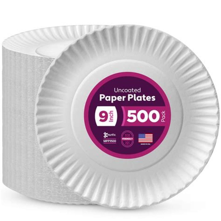 Do uncoated paper plates have PFAS?