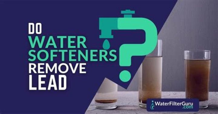 Do water softeners remove lead?