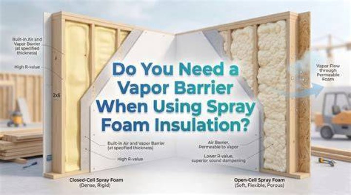 Do you need a vapor barrier with spray foam insulation?
