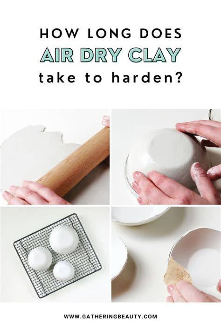 Does air dry clay harden?