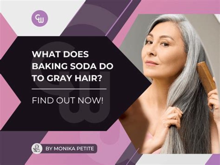 Does baking soda whiten GREY hair?