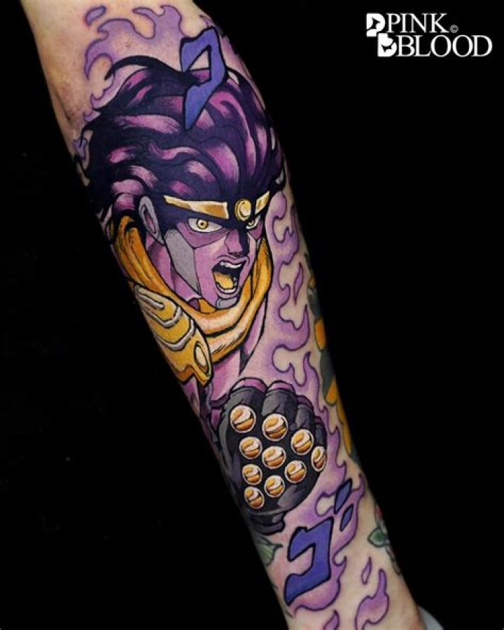 Does Bruno have a tattoo JoJo?