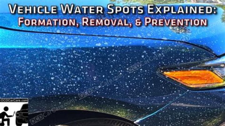 Does clay bar remove water spots?