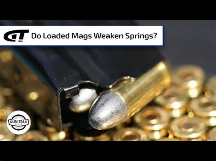 Does leaving a magazine loaded weaken the spring?