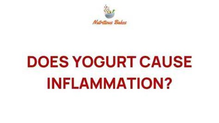 Does plain yogurt cause inflammation?