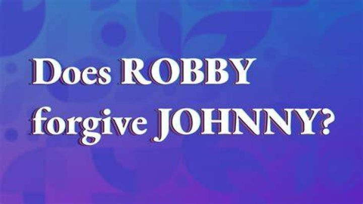 Does Robby forgive Johnny?