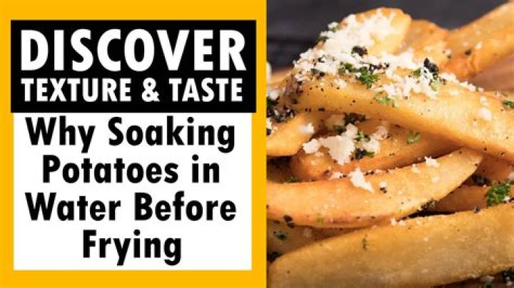 Does soaking potatoes reduce carbs?