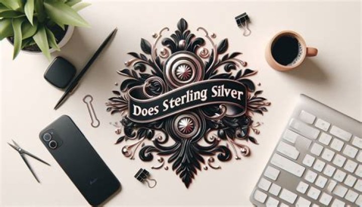 Does sterling silver turn black?