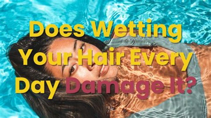 Does wetting your hair everyday help grow?
