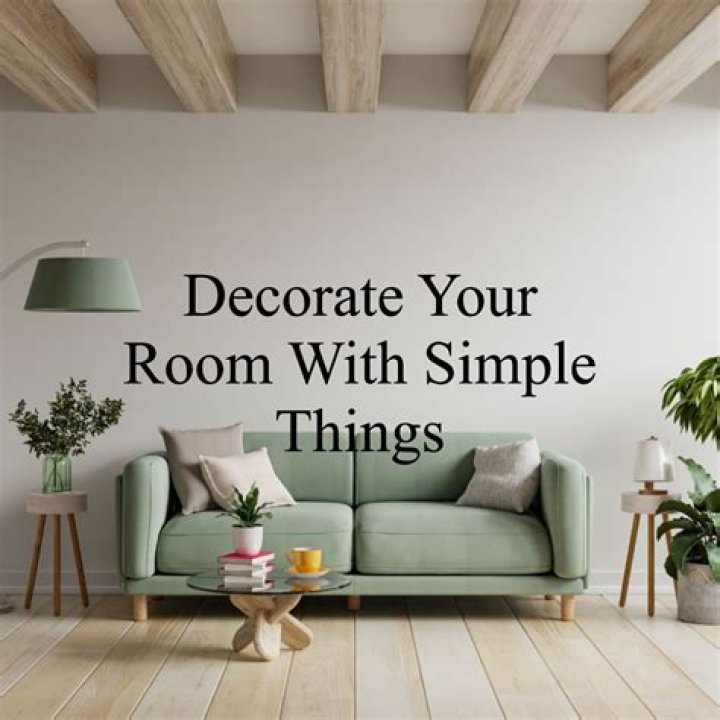 How can I decorate with less clutter?