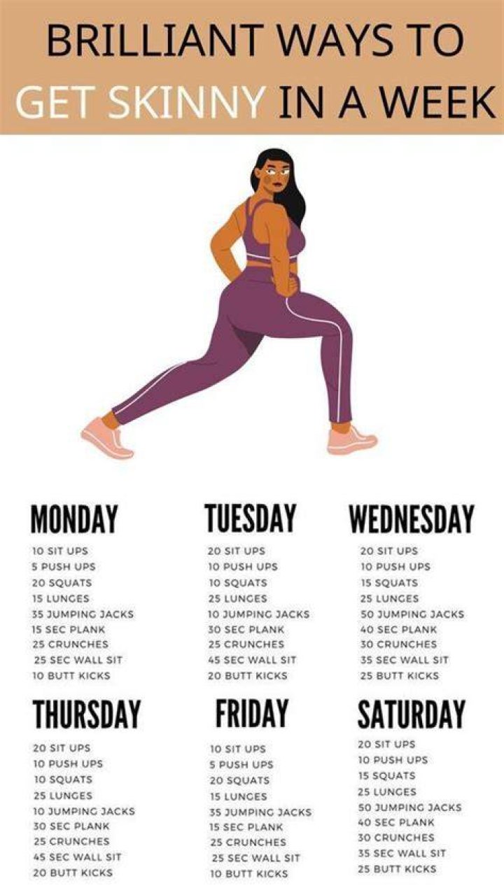 How can I get skinny in 30 minutes?