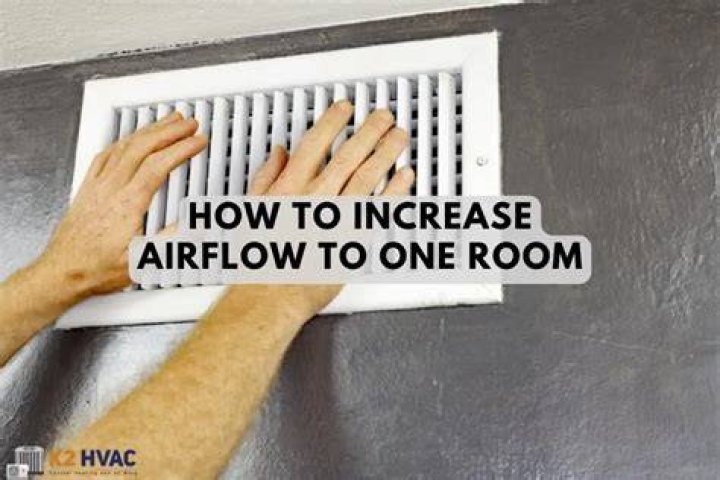 How can I increase air flow in my bedroom?