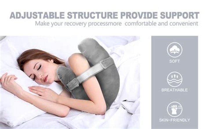 How can I sleep comfortably with a broken leg?