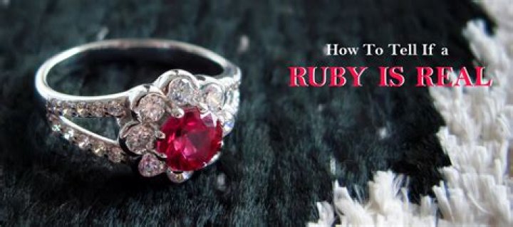 How can you tell if you have a real ruby?