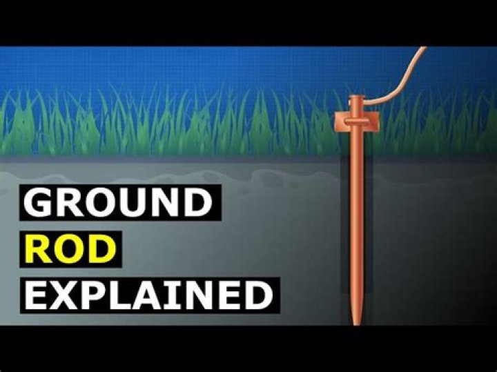 How deep should a ground wire rod be?