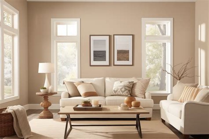 How do I add color to my beige living room?