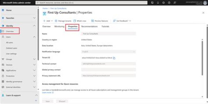 How do I find my tenant ID?