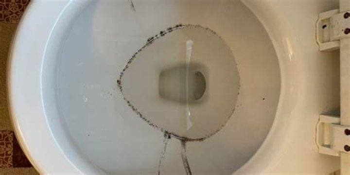 How do I get the black ring out of my toilet?
