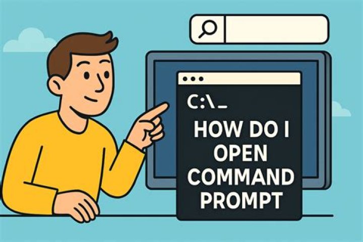 How do I open a port in Command Prompt?