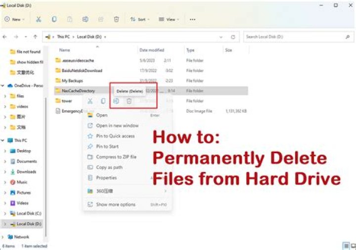 How do I permanently delete everything off my laptop?
