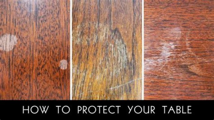 How do I protect my bare wood table?