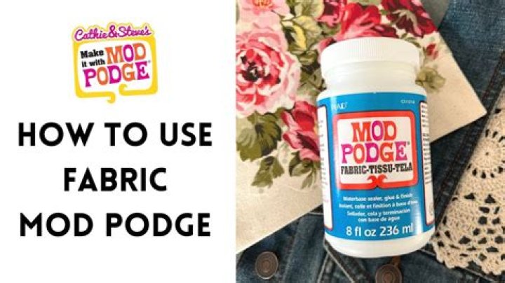 How do you apply Modge podge smoothly?
